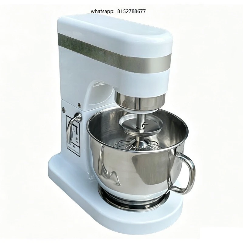 Commercial Milk Egg Beater Mix Dough Kneader Small Tabletop Fully Automatic Intelligent Dough Mixer 5L