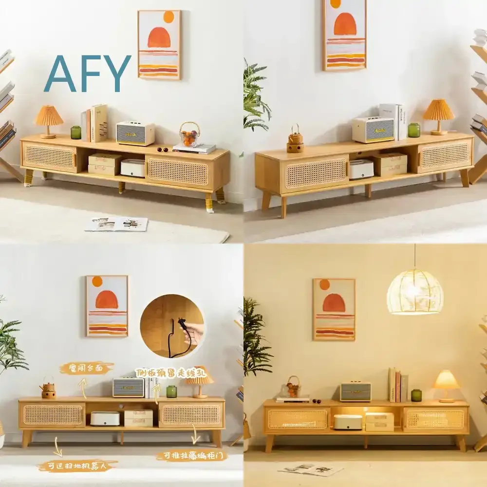 Nordic Bedroom TV Stand for Living Room Entertainment Center Media Console Fireplace Cabinet Salon Hotel Luxury Furniture