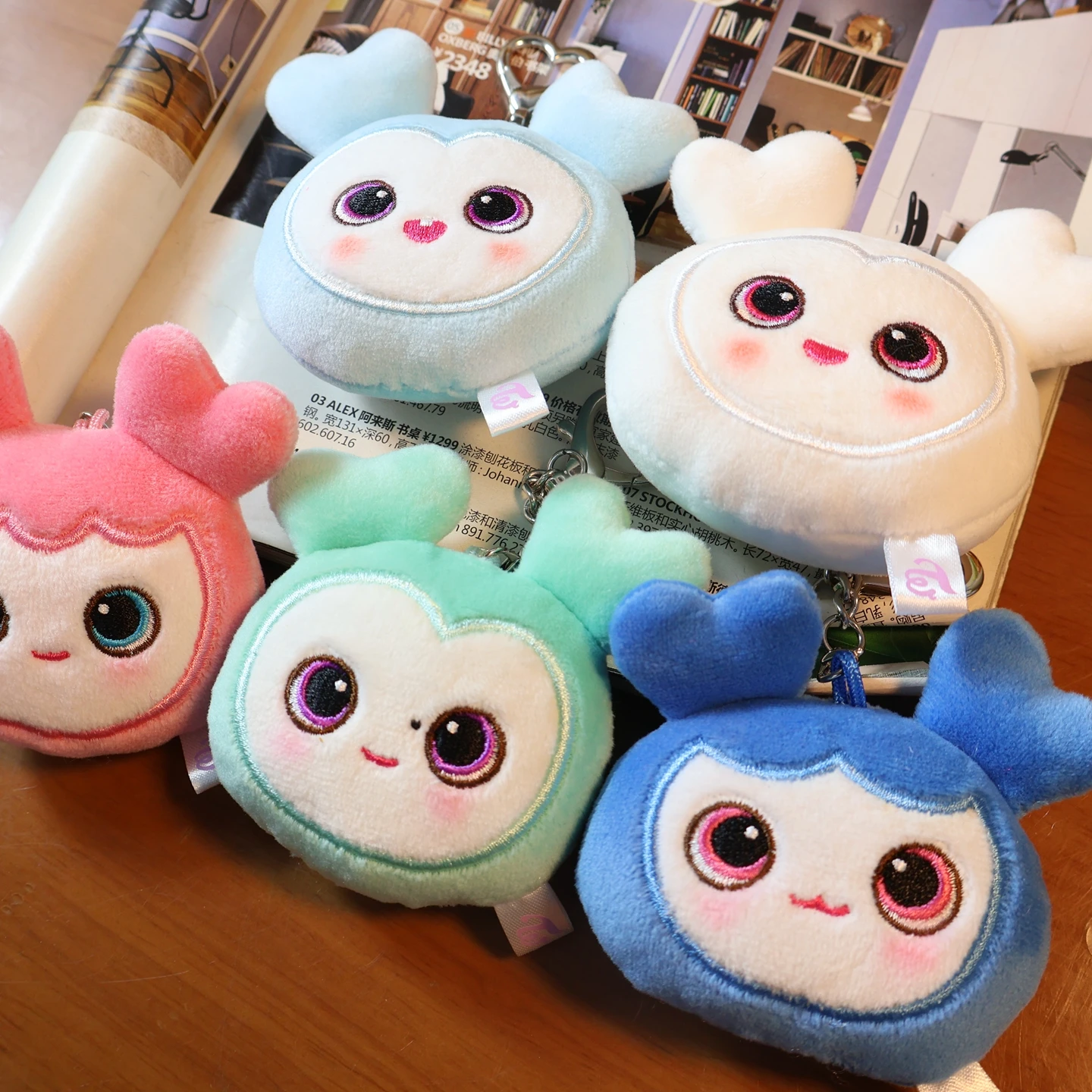 جديد مرتين ستة جولة الحفل Incheon المجال المحيطي رئيس المفاتيح قلادة Duoxian أفخم دمية قلادة