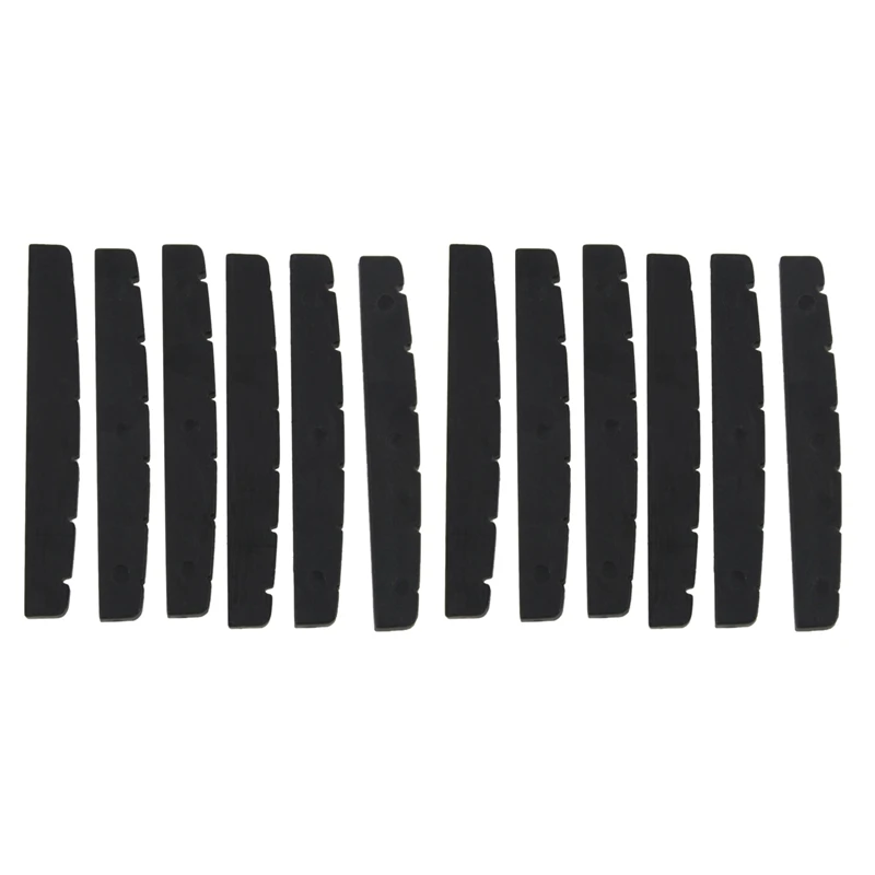 ONGE 12X جيتار أسود مكون من 6 أوتار 42 مم × 3 مم