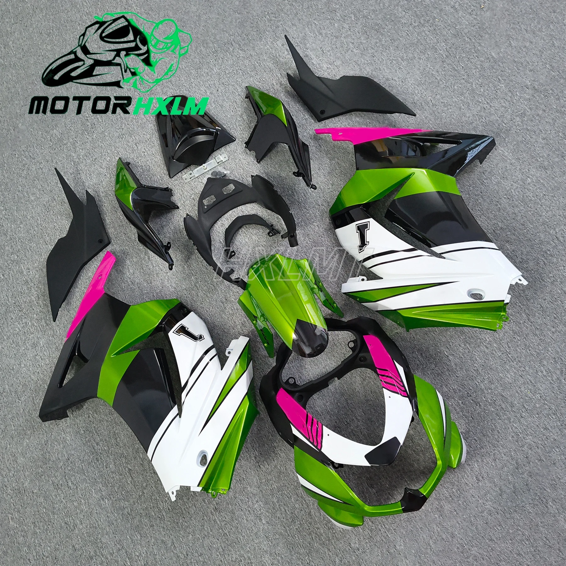 Coudon for Kawasaki Ninja zx250r 08-12 EX 250 2008 - 2012 ZX 250R purple flame injection fairings bodywork