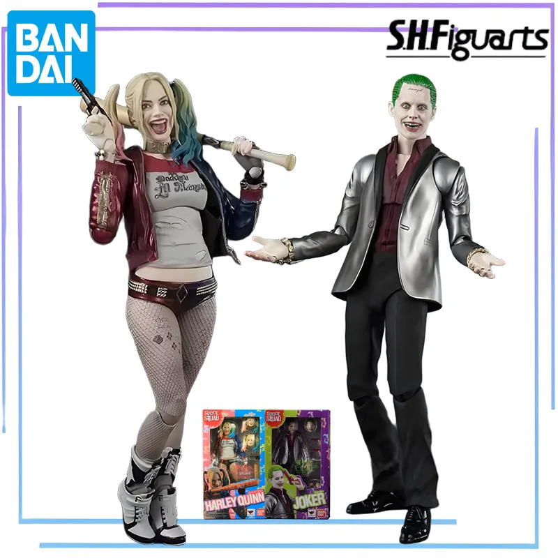 

Bandai оригинальная серия S.H.Figuarts, отряд самоубийц из фильма, Джокер Харли Квинн, сборные фигурки, модель игрушки, Коллекционная модель