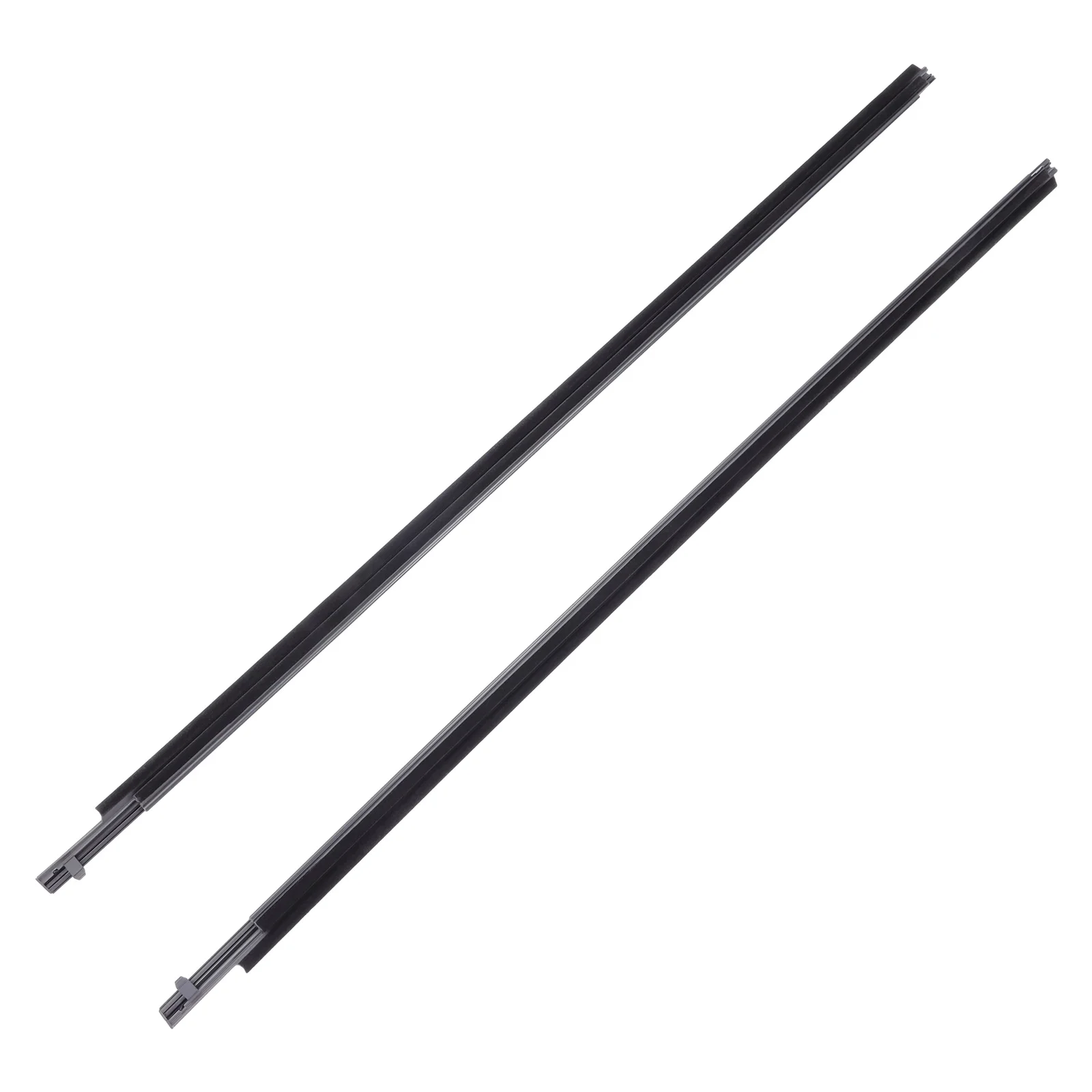 

2pcs 75712-21030 Door Window Sweep Belt Molding Weatherstrip Driver & Passenger side Fit For 2005-2010 Toyota Scion Tc 75711-210