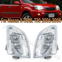 PMFC para Nissan X-TRAIL XTRAIL T30 2001 2002 2003 2004 2005 2006 parachoques delantero de coche lámpara de señal de giro de esquina luz de marcador de faro
