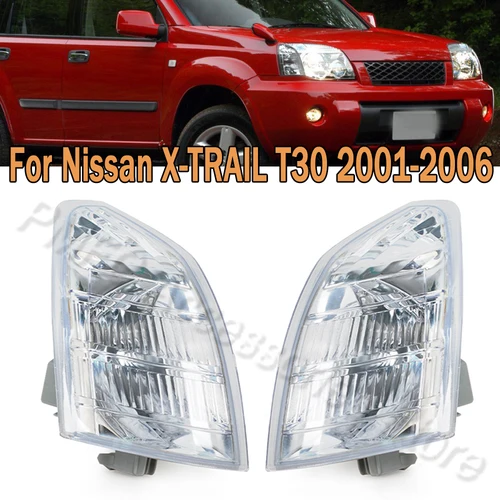 PMFC para Nissan X-TRAIL XTRAIL T30 2001 2002 2003 2004 2005 2006 parachoques delantero de coche lámpara de señal de giro de esquina luz de marcador de faro