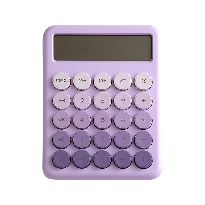 High-Aesthetic Dopamine Gradient Color Desktop Calculator, Minimalist Style, for Students, Finance & Office Use