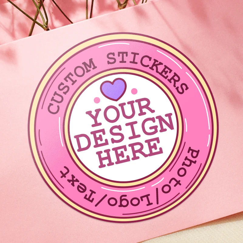 Custom Brand Promotion Stickers | Personalized Matte Photo & Logo Decals | High-Res Durable Printing with Scratch Resistant