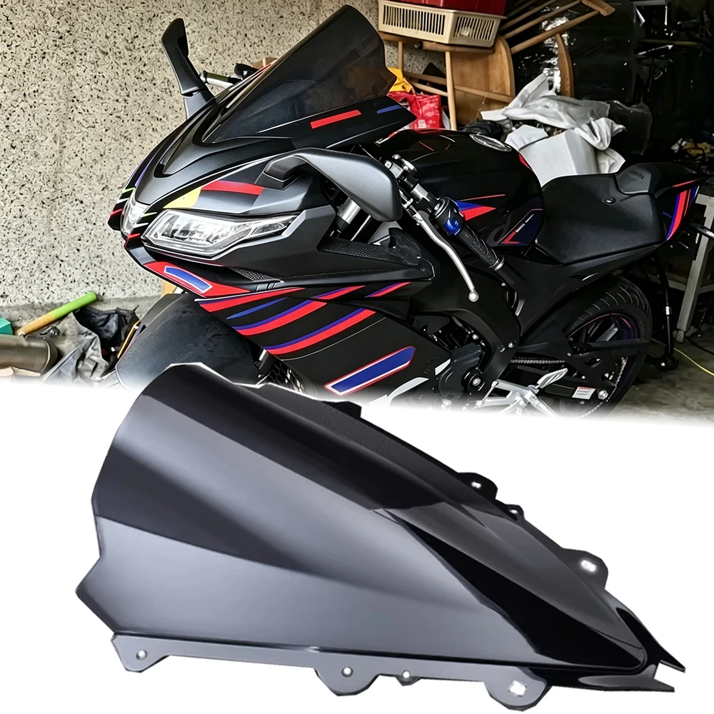 Motorradzubehör Windschutzscheibe für Aprilia RS125 2018 2019 2020 2021 22 2023 2024 2025 RS 125 Windschutzscheibe Doppelblase