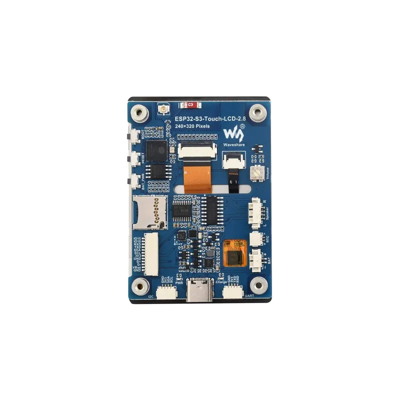 ESP32-S3 2.8inch Capacitive Touch Display Development Board, 240×320, IPS, 5-point Touch, 32-bit LX7 Dual-core Processor