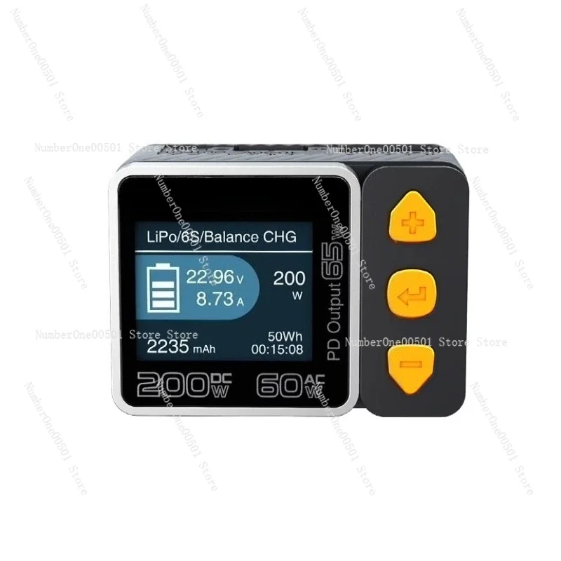 Smart Balance Charger 200W DC 60W AC for RC Drone LiPo Battery Portable LCD Display Charger B6ACneo -011