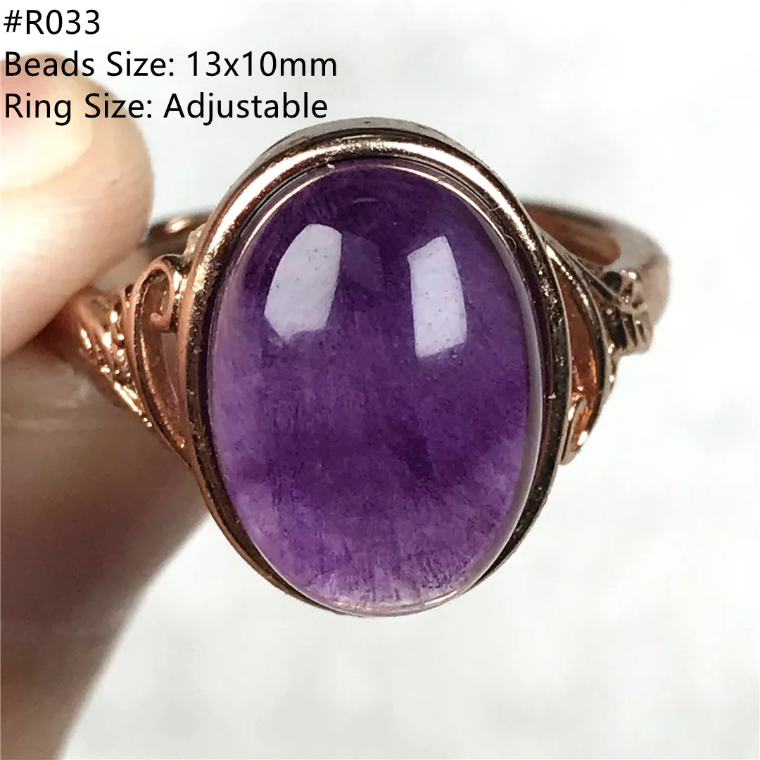 

Natural Fluorite Ring Jewelry For Women Lady Men Beauty Gift Reiki Crystal Silver Oval Beads Stone Adjustable Ring AAAAA