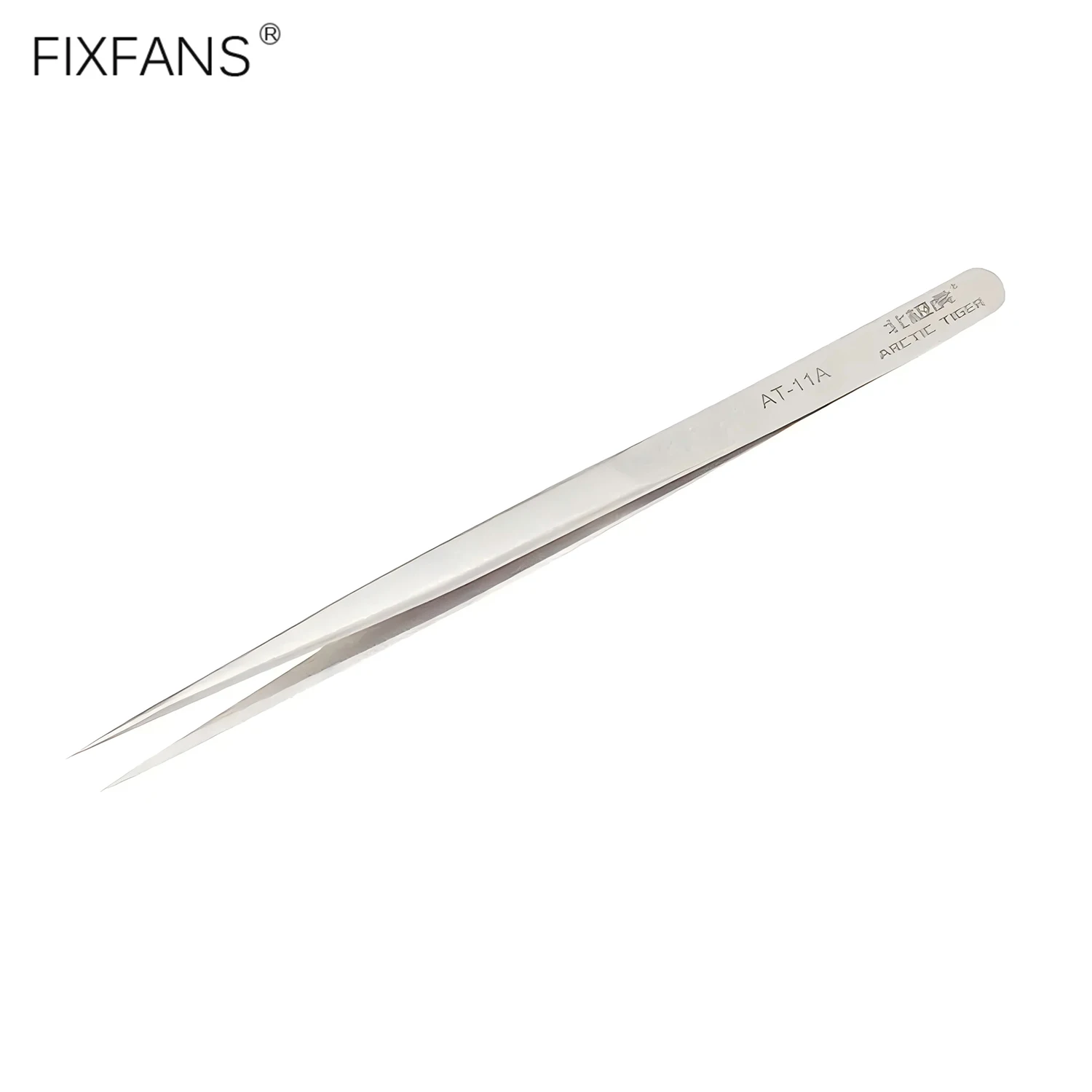 140mm Stainless Steel Non-Magnetic Precision Tweezers with Fine Point Tips for Electronics Repair Tools SMD Soldering Tweezers