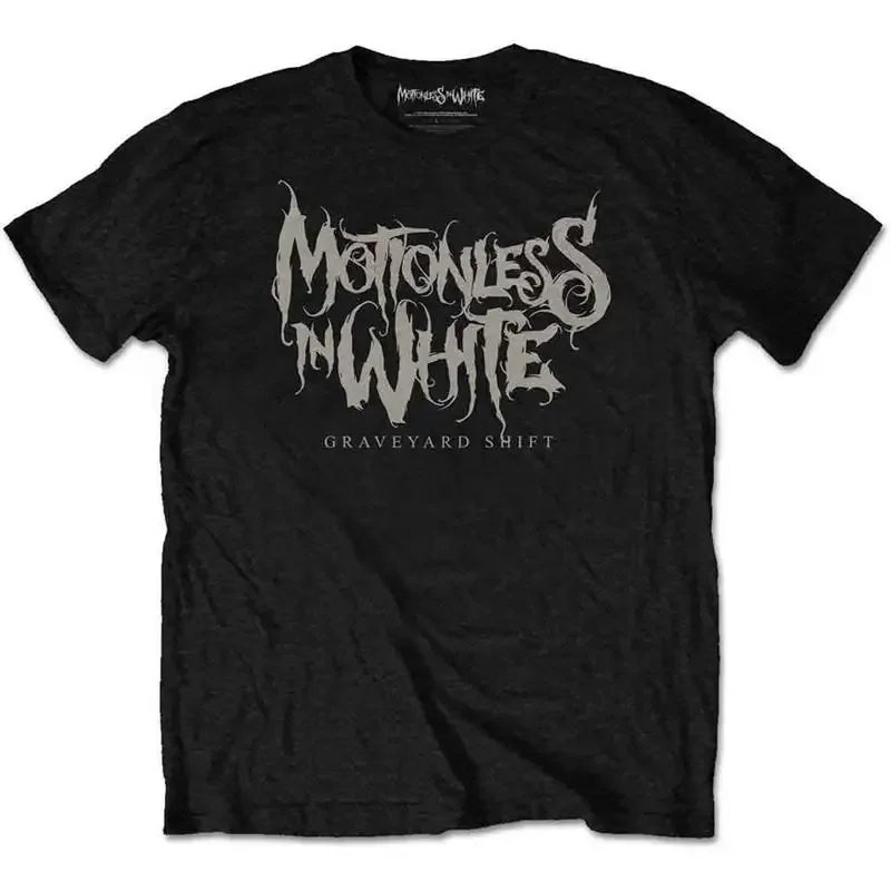Motionless In White Graveyard Shift T Shirt Black New