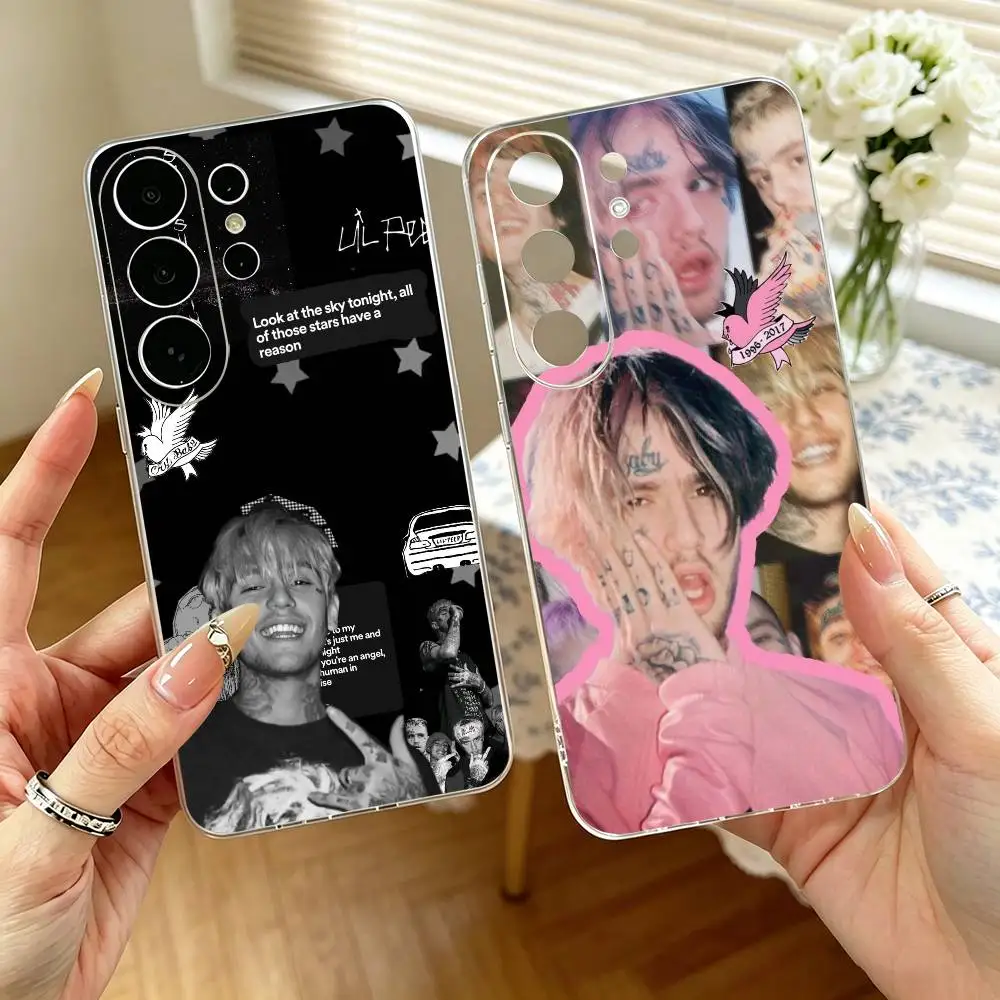 Lil Peep Stars  Phone Case Transparent Silicone Soft For Samsung S25,S24,S21,S22,S23,S30,Ultra,S20,Plus,Fe