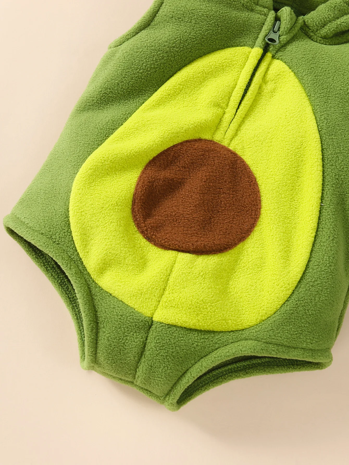 0-18M Baby Girl Boy Avocado Costume Infant Toddler Hoodie Bodysuit Short Romper Purim Halloween Fancy Dress with Stockings