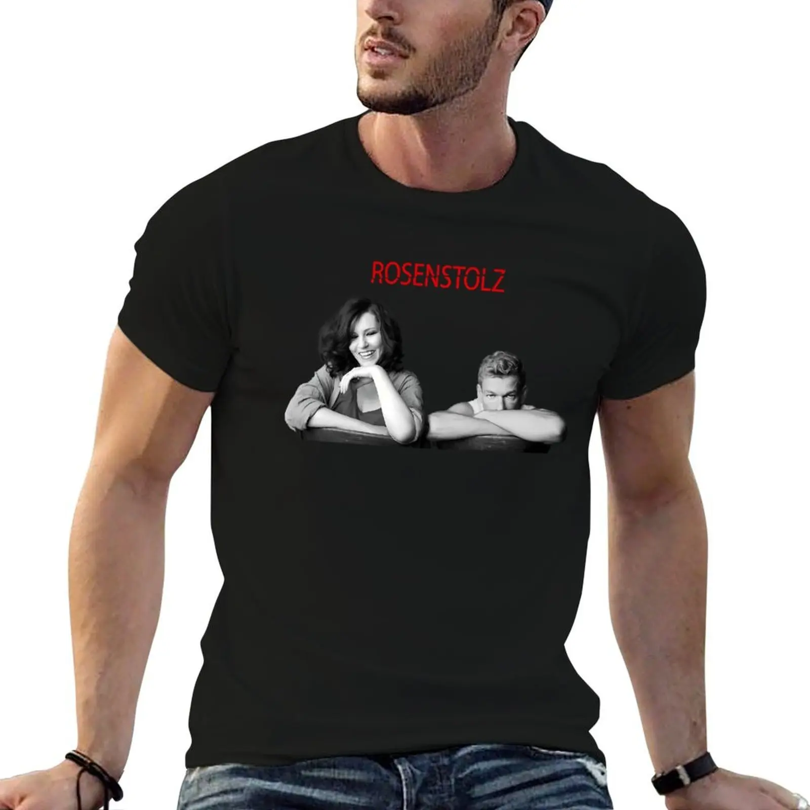 

Rosenstolz German Pop Rock Duo Band Berlin T-Shirt man t shirt luxury man t shirts for men casual T-Shirt