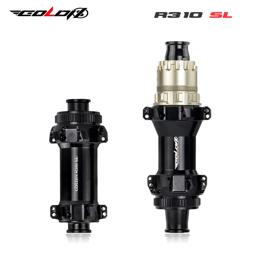 GOLDIX R310 ROAD MTB Hub 6-Bolt Center Lock Disc Brake 24/28Hole Ratchet 52T Thru Road Gravel Bike Hub for Shimano SRAM