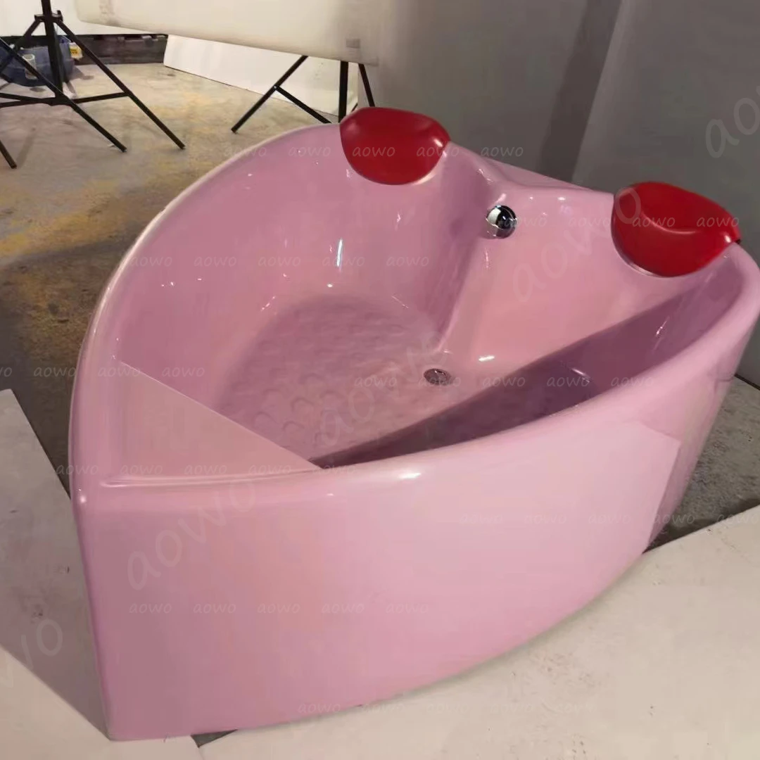 

2 Person Spa Well Spa Heart-shaped Bath Massage Water Jet Bathtub Yacuzzi Outdoor Spa Wholesale Hot Tubs