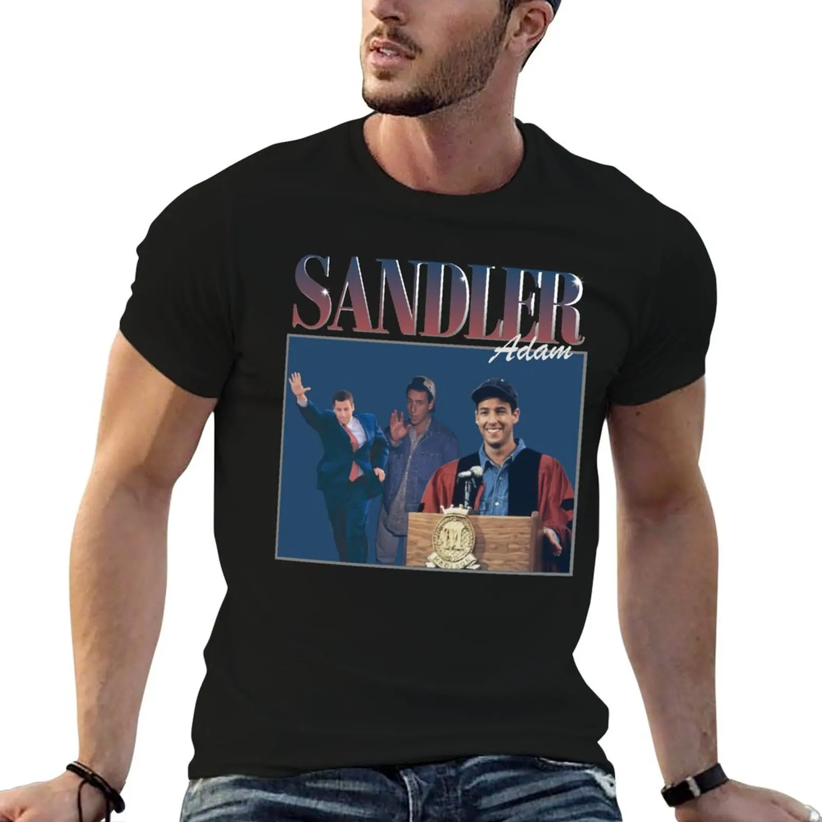 

adam sandler T-Shirt t shirt for man 100 percent cotton man t shirt luxury T-Shirt