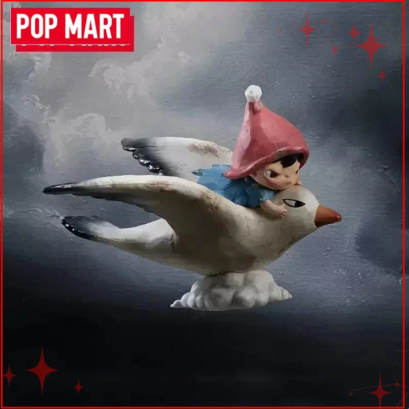 Existência genuína POPMART Hirono exclusiva Symbiosis Co e King