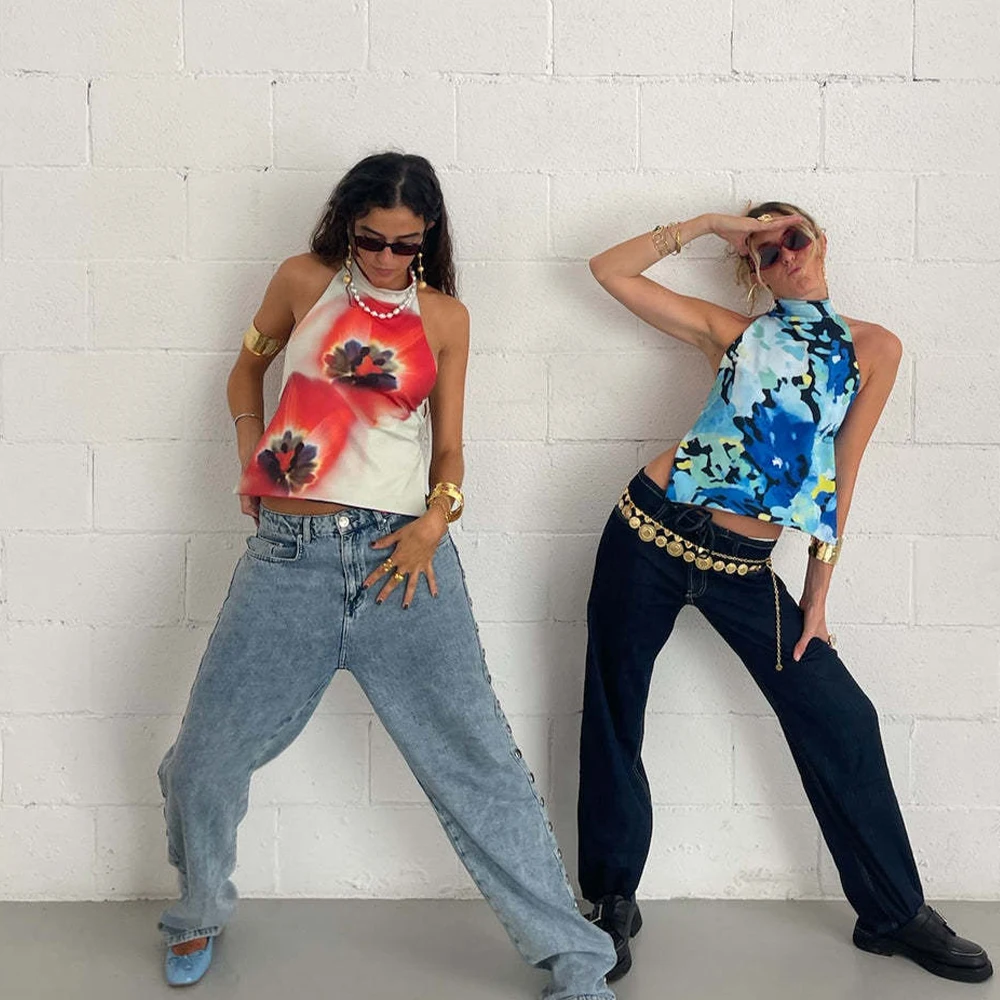 Modieus dames Y2K-vest met kno - Women'S Y2K Fashion Aesthetic recensie en prijs