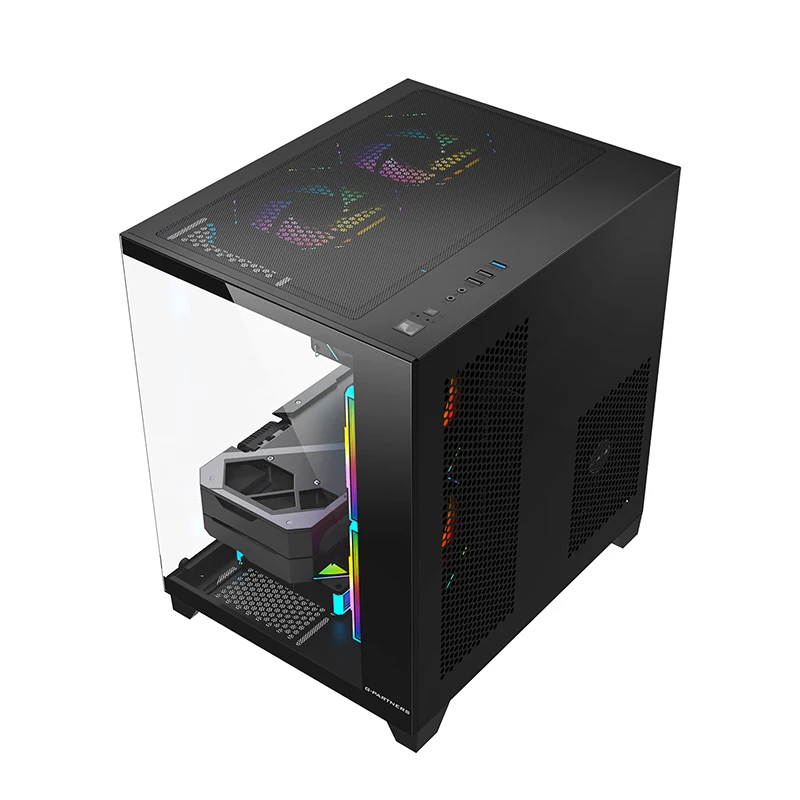 G-PARTNERS Xinrui X1 MATX Mini-ITX PC Case Column-Free Panoramic Sea View Room 240 Water-Cooled Mini Panoramic Computer Case - view 6