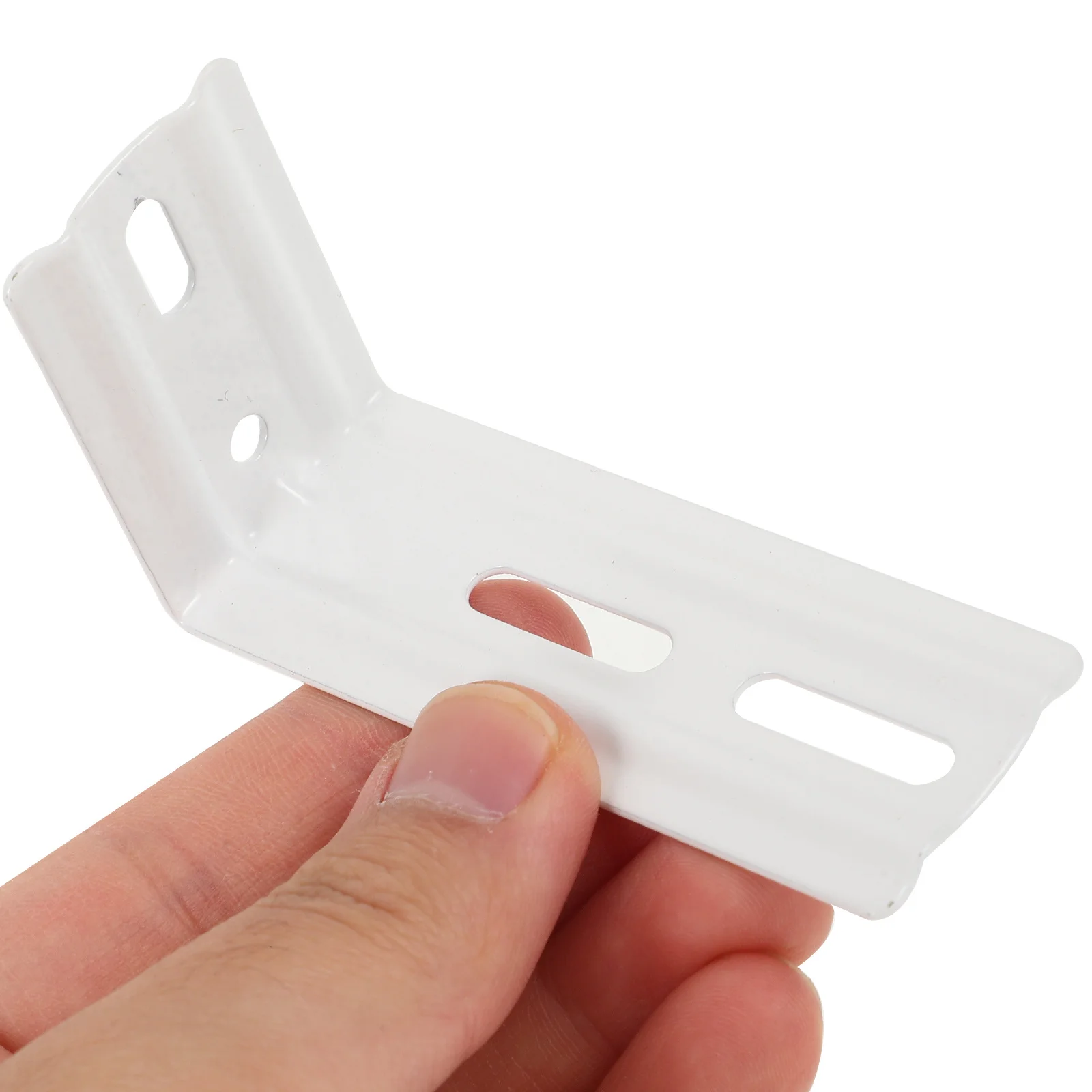 

10Pcs L Bracket for Blinds Metal Vertical Blind Brackets Replacement Parts Strong Clamp No Tools Needed Window Curtain