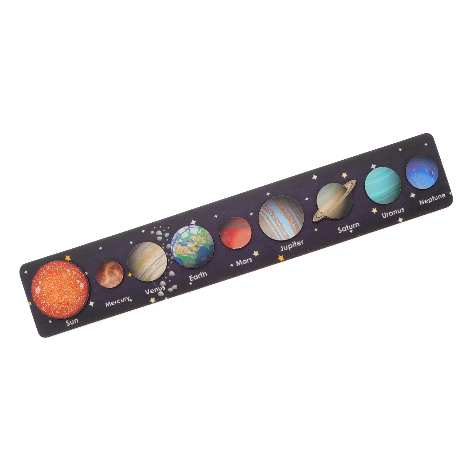 

1Set Planet Jigsaw Puzzle Wooden Solar System Kids Educational Logic Development Early Learning Plaything Solar System Puzzle