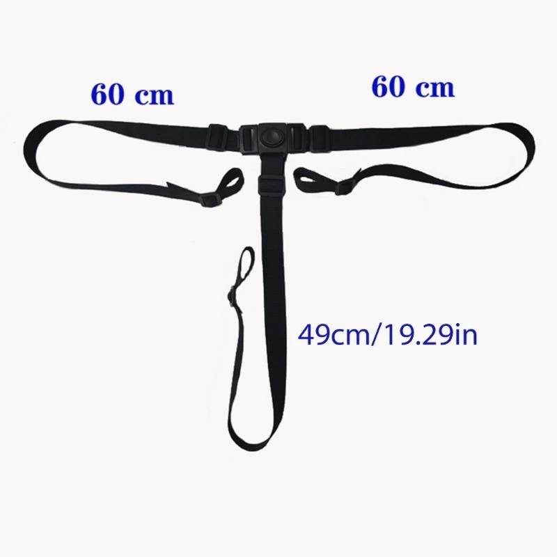 HX6A Adjustable Infant Baby Safety Strap with 3 Point Harness for Buggies High Chairs Strollers Seats Easy to Adjust
