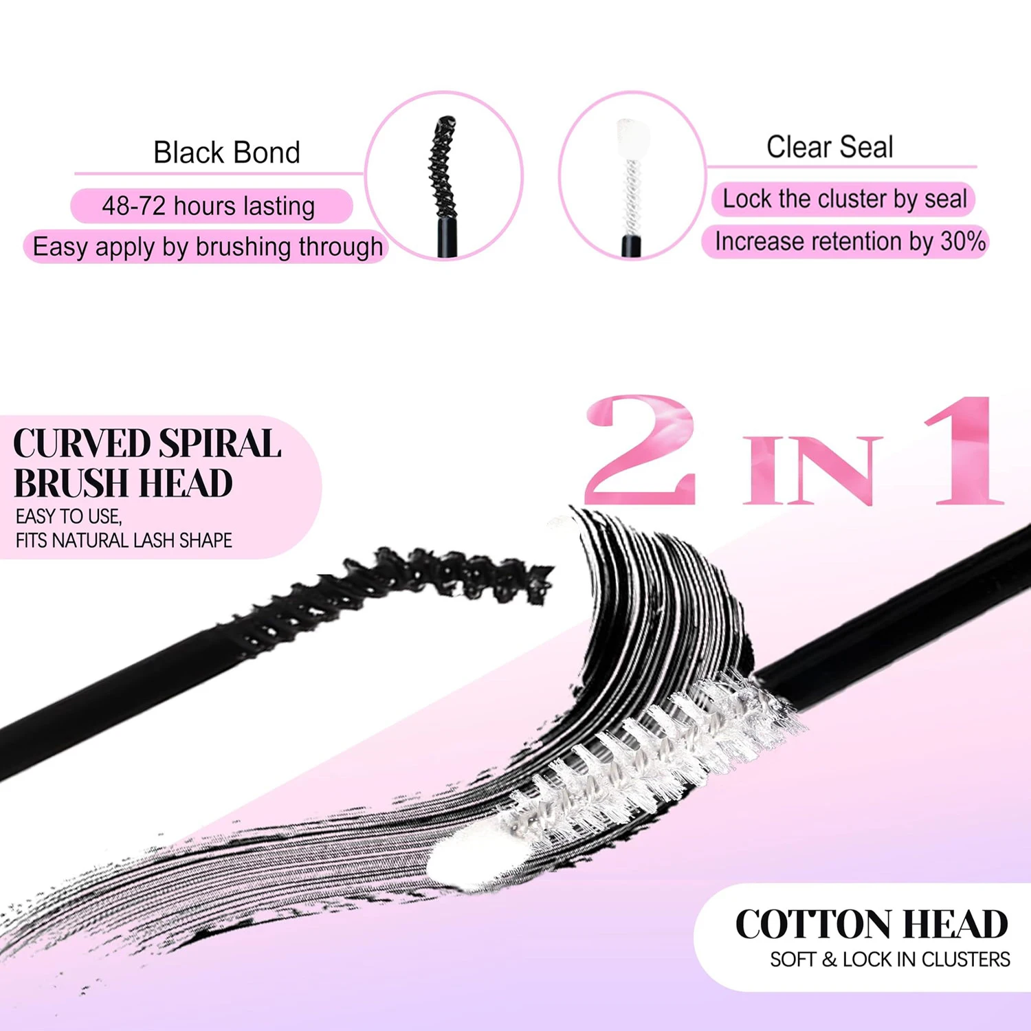 Natural Eyelash Extension Kit 640 Pieces Cluster Lashes Set 9-16mm Wispy Eyelash Extensions Individual Eyelash Extensions with Adhesive Sealant and Eyelash Extension Tweezers Home DIY Tools