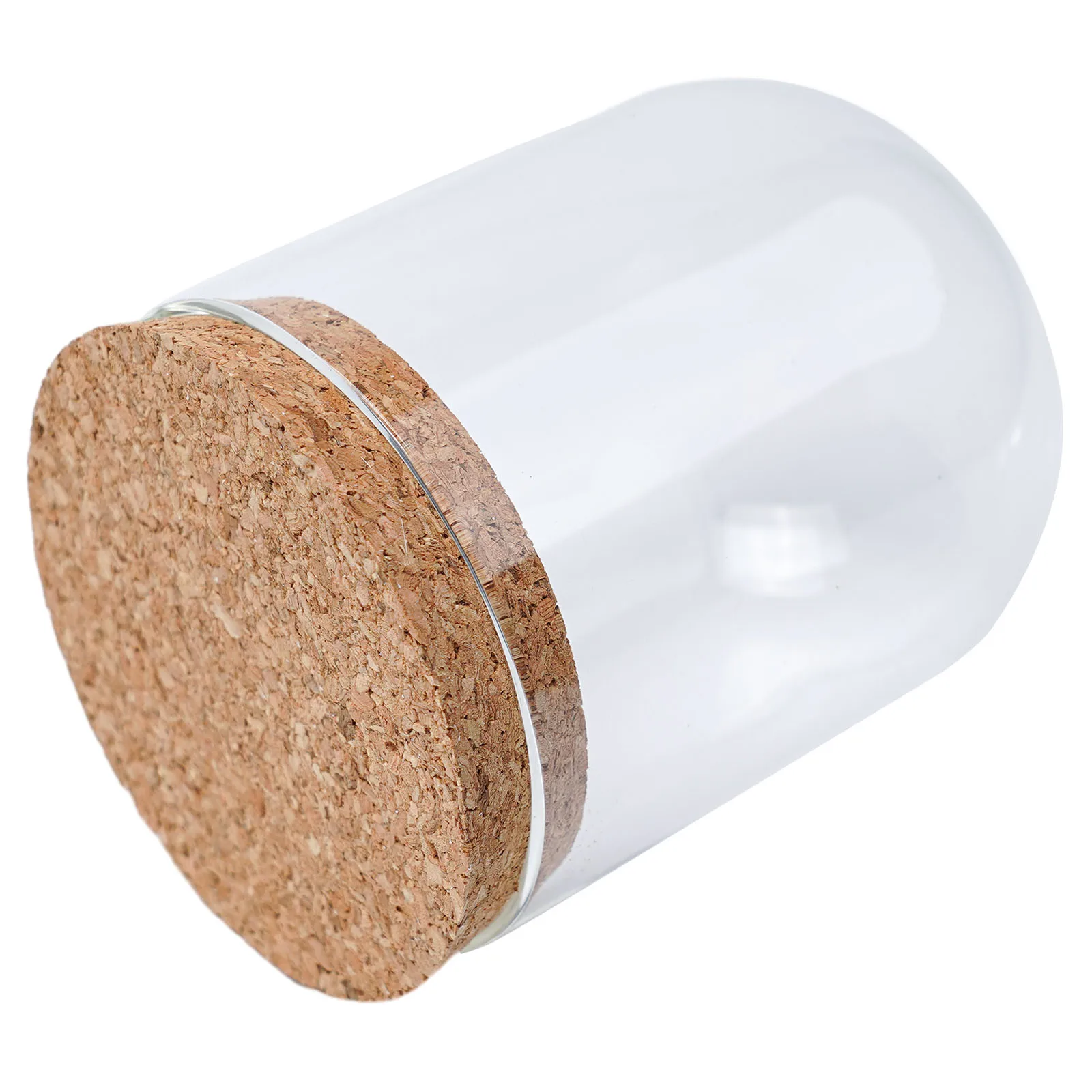 High Quality Useful Brand New Hot Plant Glass Cover Plants Vase Accessories DIY Decor Dome Table With Wood Cork