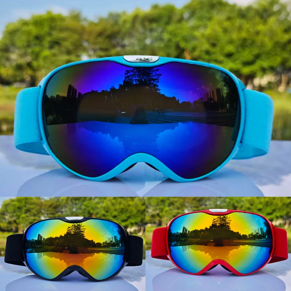 

Children All Day Winter Sports Skiing Glasses High Definition Lenses, Protective, Windproof Dustproof Fashion Boys Girl Gear