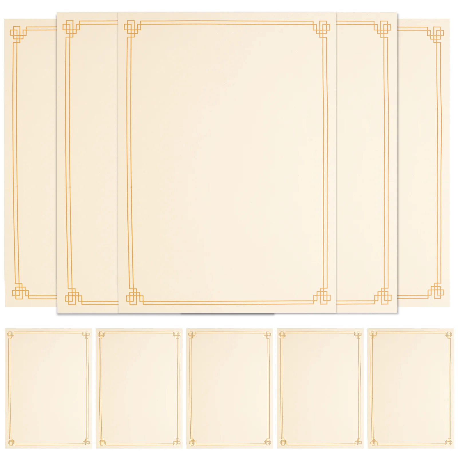 10 قطعة ورق شهادة قابل للكتابة فارغ A4 ورق دبلوم للتخرج المدرسي شهادة الشرف للطباعة الصفحة الداخلية