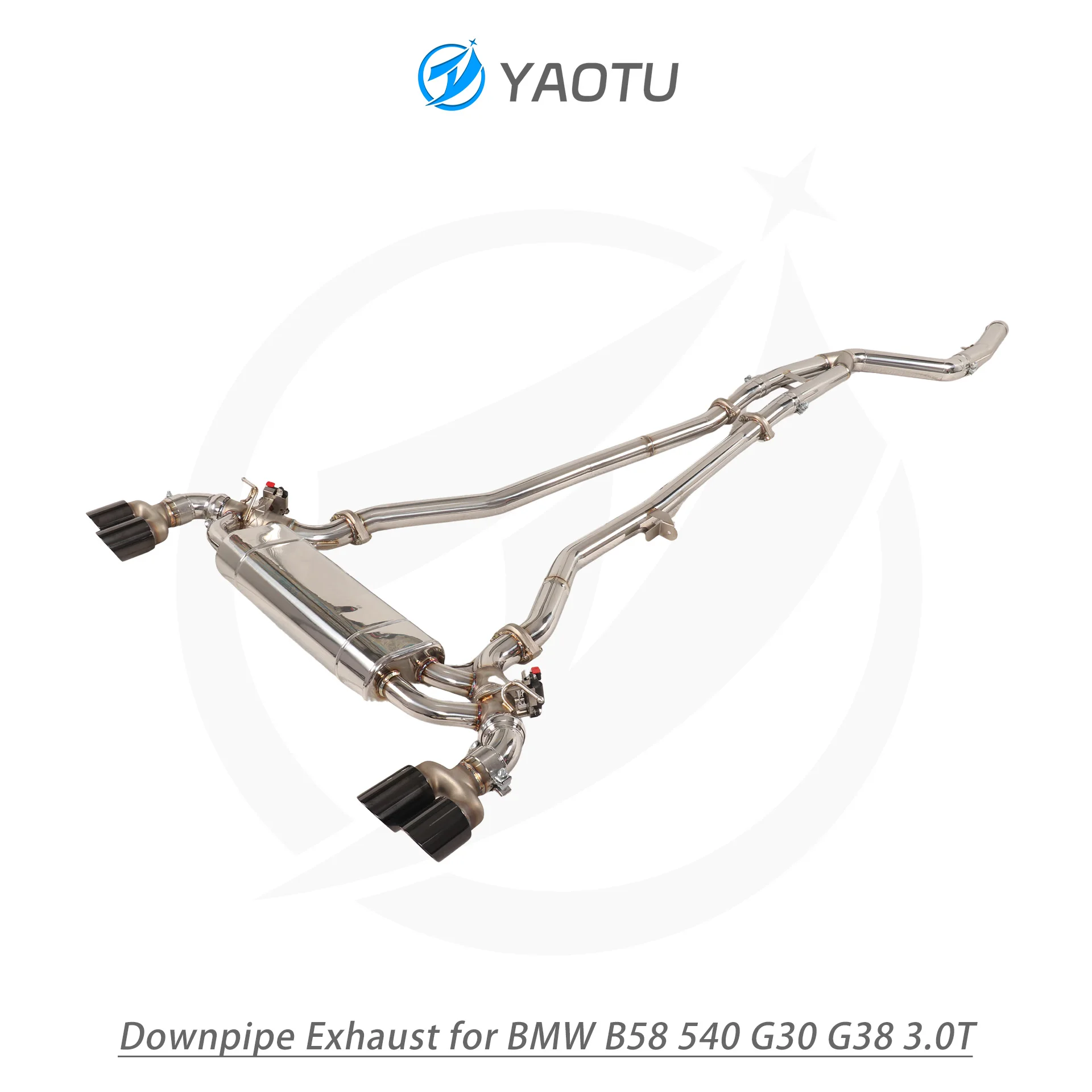 

YT for BMW 540i 540 G30 G38 530i 3.0T B58 Stainless Steel Exhaust Catback With Remote Control