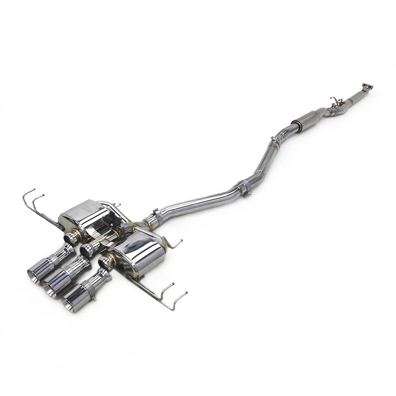 

Custom 304ss Automotive Exhaust System Performance Catback For Honda CIVIC Type R/Type-R 2.0T 2017-2023