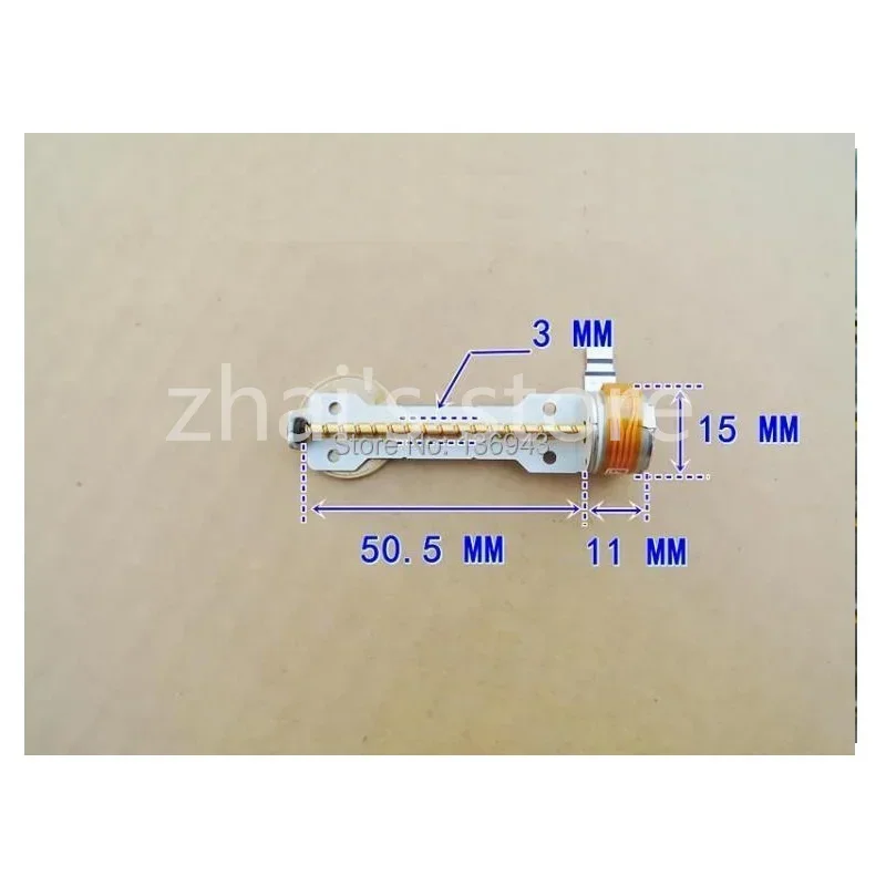 Nuevo 2 uds Japón Nidec Original 15MM 2 fases Motor paso a paso de 4 cables con varilla de tornillo de 50,5mm