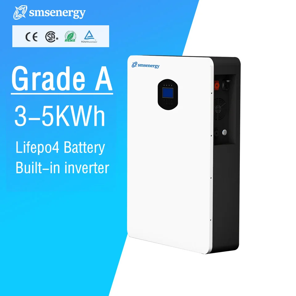 

Higher Quality 3Kw 5Kw Inverter With Lithium Ion Battery 25.6V 48V 51.2V 100Ah 200Ah For Energy Storage System