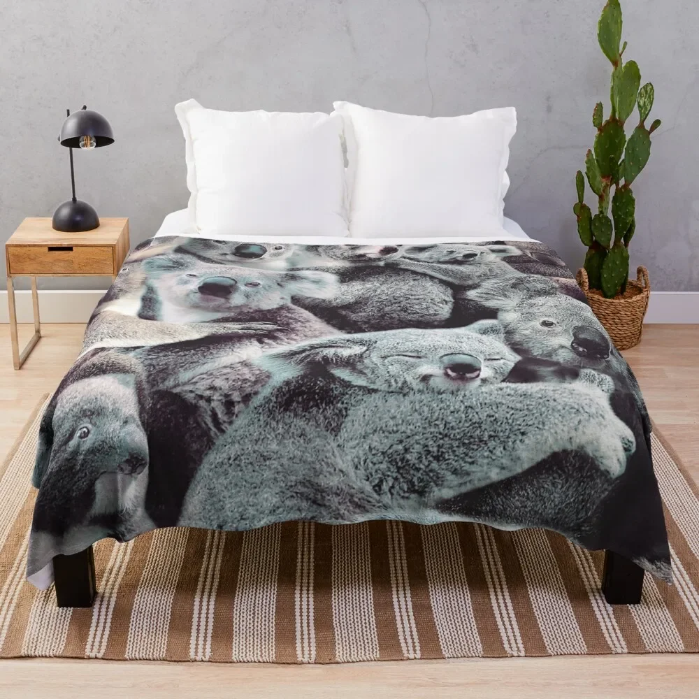 

Koalas Throw Blanket Decorative Beds Soft Plaid Decorative Throw Sofas Blankets