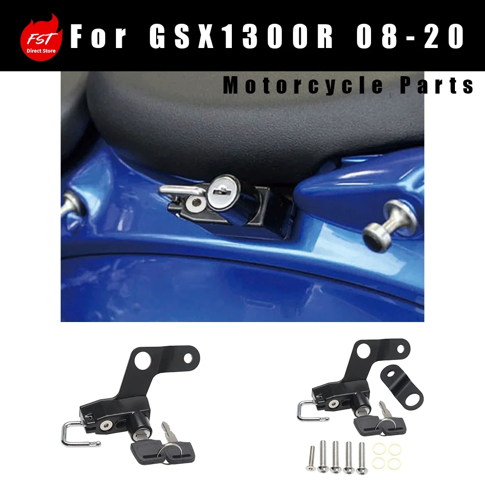 Helmet Lock Anti-theft Helmet Hook Lock for  GSX1300R 2008-2020