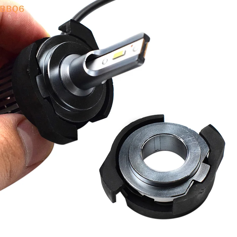 

*2Pcs H7 Automobile Led Headlight Bulb Base Replacement Holder Adapter Retainer Cover