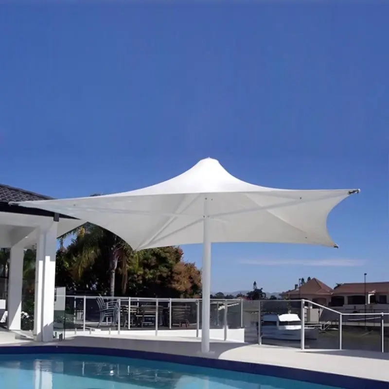 

Landscape Umbrella Canopies: Tensioned Membrane Umbrellas, Park/scenic Spot square Sun/rain Shelters, Outdoor Pavilion Awnings