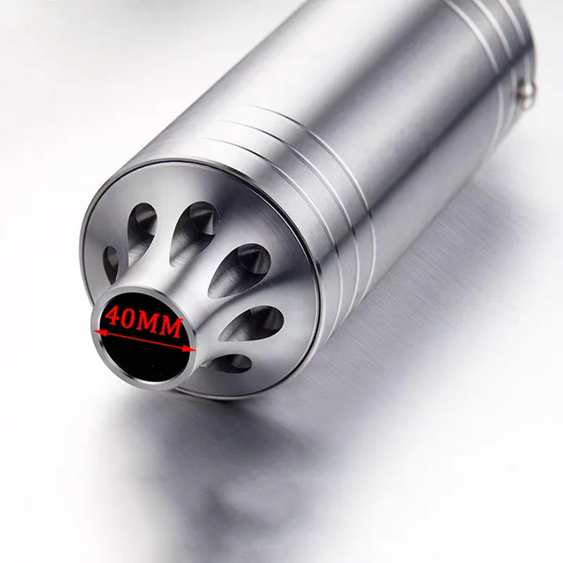 RC Boat Ship Model Aluminum Komatsu Engine Exhaust Pipe Muffler Suitable for Gasoline and Methanol Ships