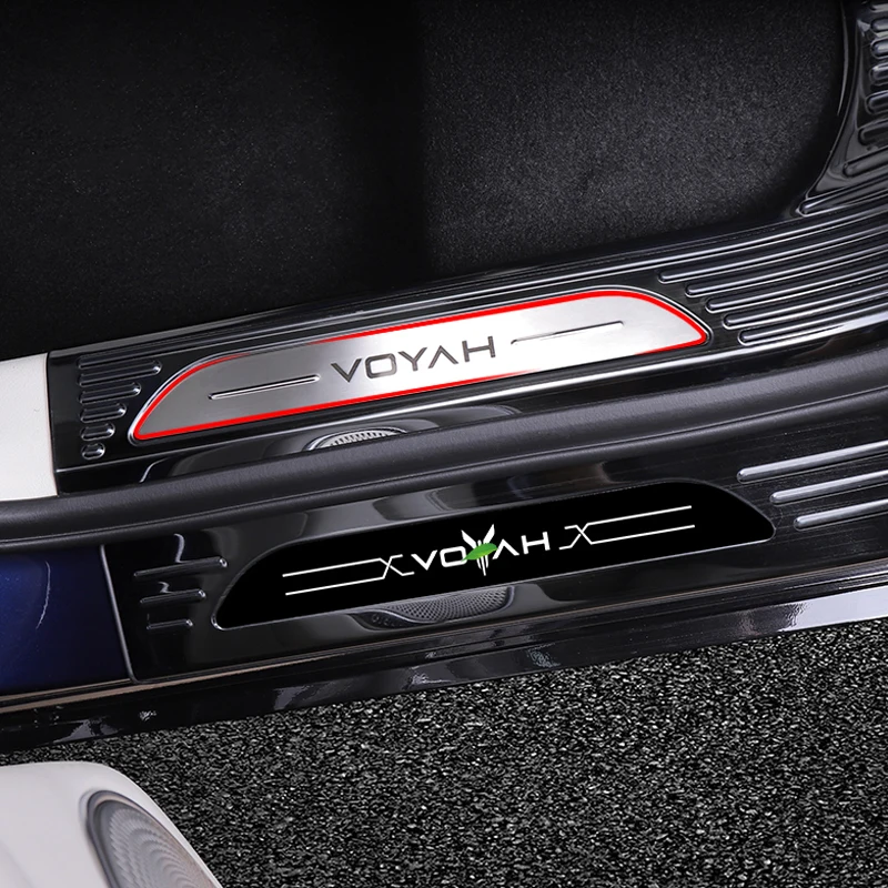 Voyah Free 2021-2023 Accessories Stainless Steel Auto Door Sill Scuff Plate Anti-Kick Pedal Trim Protect