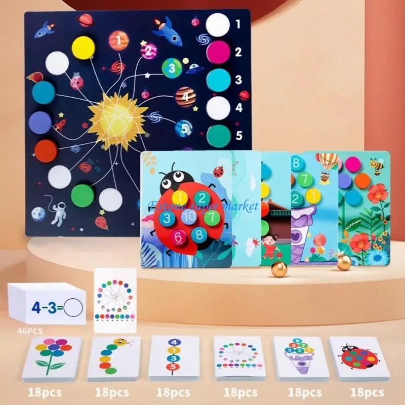 090b多機能テーブルゲーム数学おもちゃ子供ソートカウントおもちゃ
