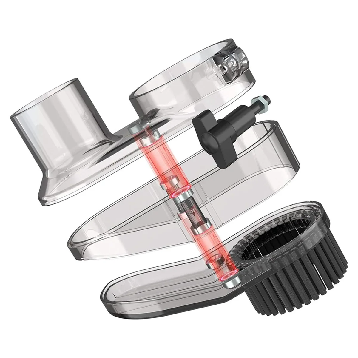 CNC ABS Dustproof Shoes for CNC Machines, 52mm Diameter, Suitable for Most 300W-500W, CNC Engraving Machine Milling