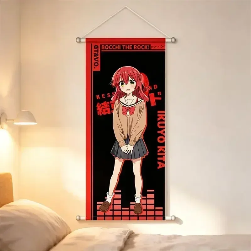 VIKAMA Anime Scroll Hanging Painting Solitary Rock Wall Decoration Tapestry Living Room Bedroom Esports Room Home Decoration