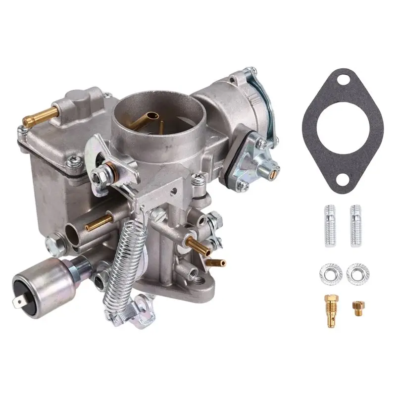 Carburador de Motor de Doble Puerto de 1600 cc 34PICT-3 para VW Beetle Super Beetle 1971-1979 con Estrangulador Automático 113129031K 98-1289-B-N29R