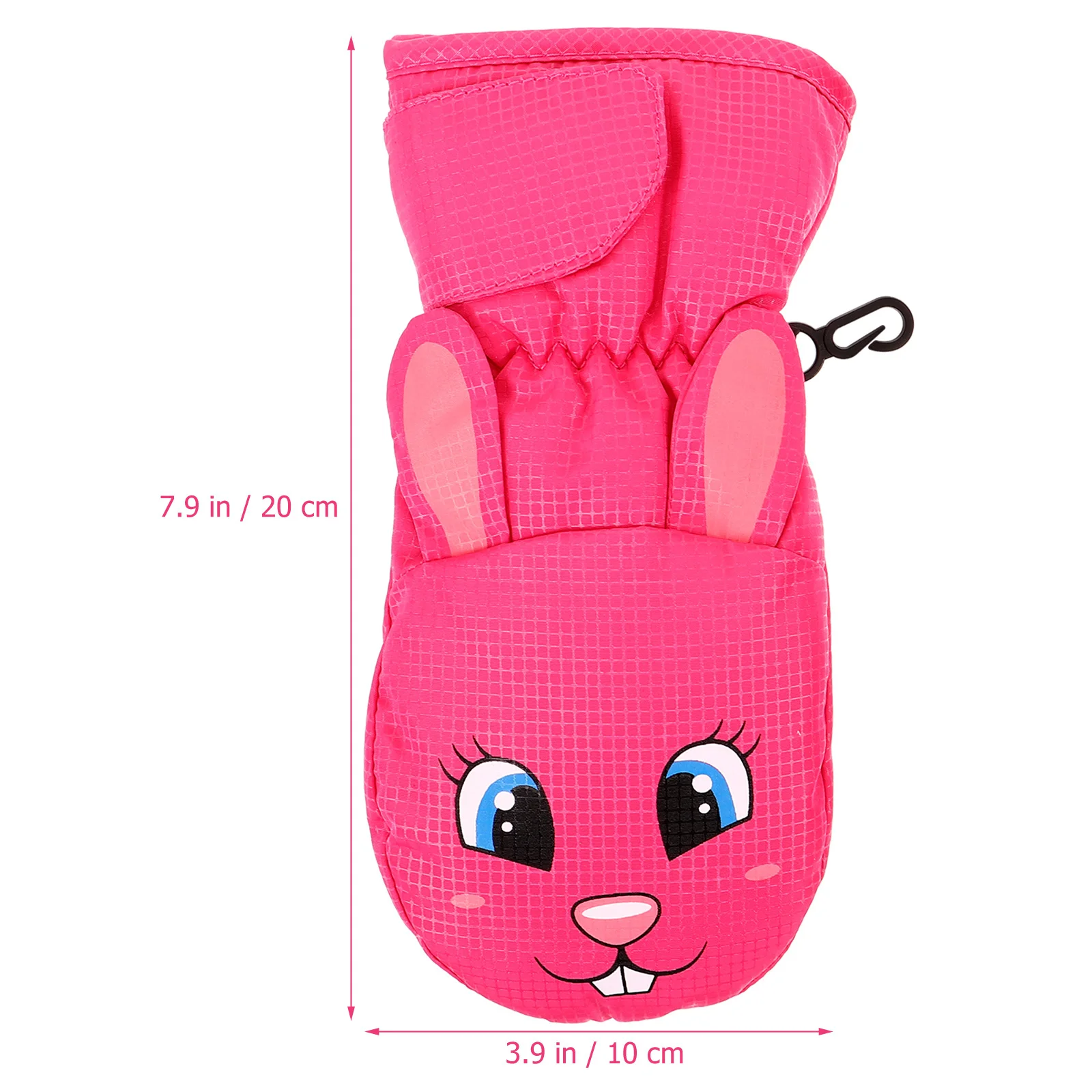 1Pair Child Snow Gloves Kids Winter Mittens Thermal Non-Slip Grip for Skiing Ice Skating Outdoor Playwear Comfortable