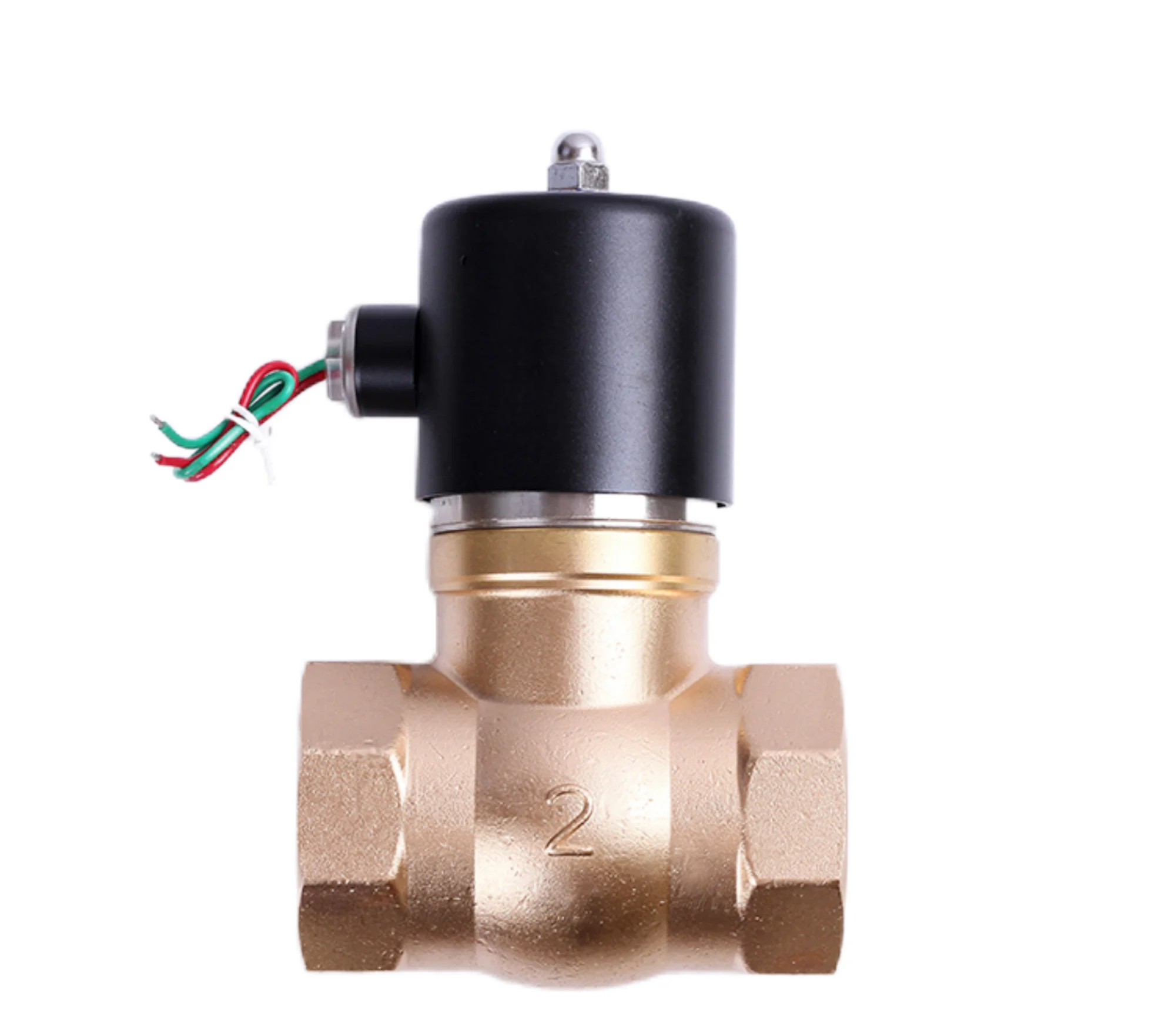 1 inch Brass Normally Closed Solenoid Valve 220V 24V 200 Degree High Temperature Steam Solenoid Valve