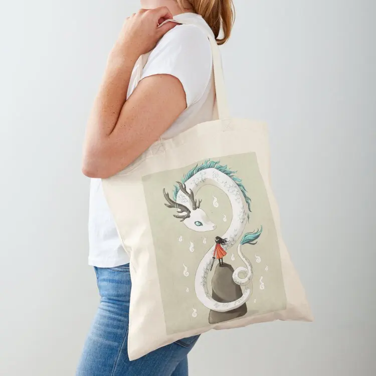 Dragon Spirit Tote Bag ecological bags Woman shopper bag supermarket folding bag